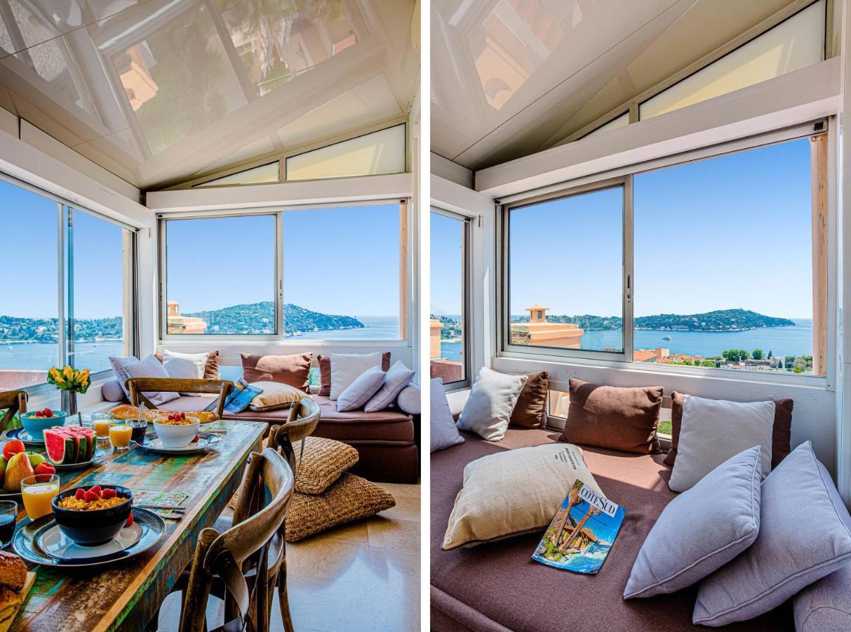 My Casa - Villefranche Cauvin - Panoramic Sea View Ac Екстериор снимка