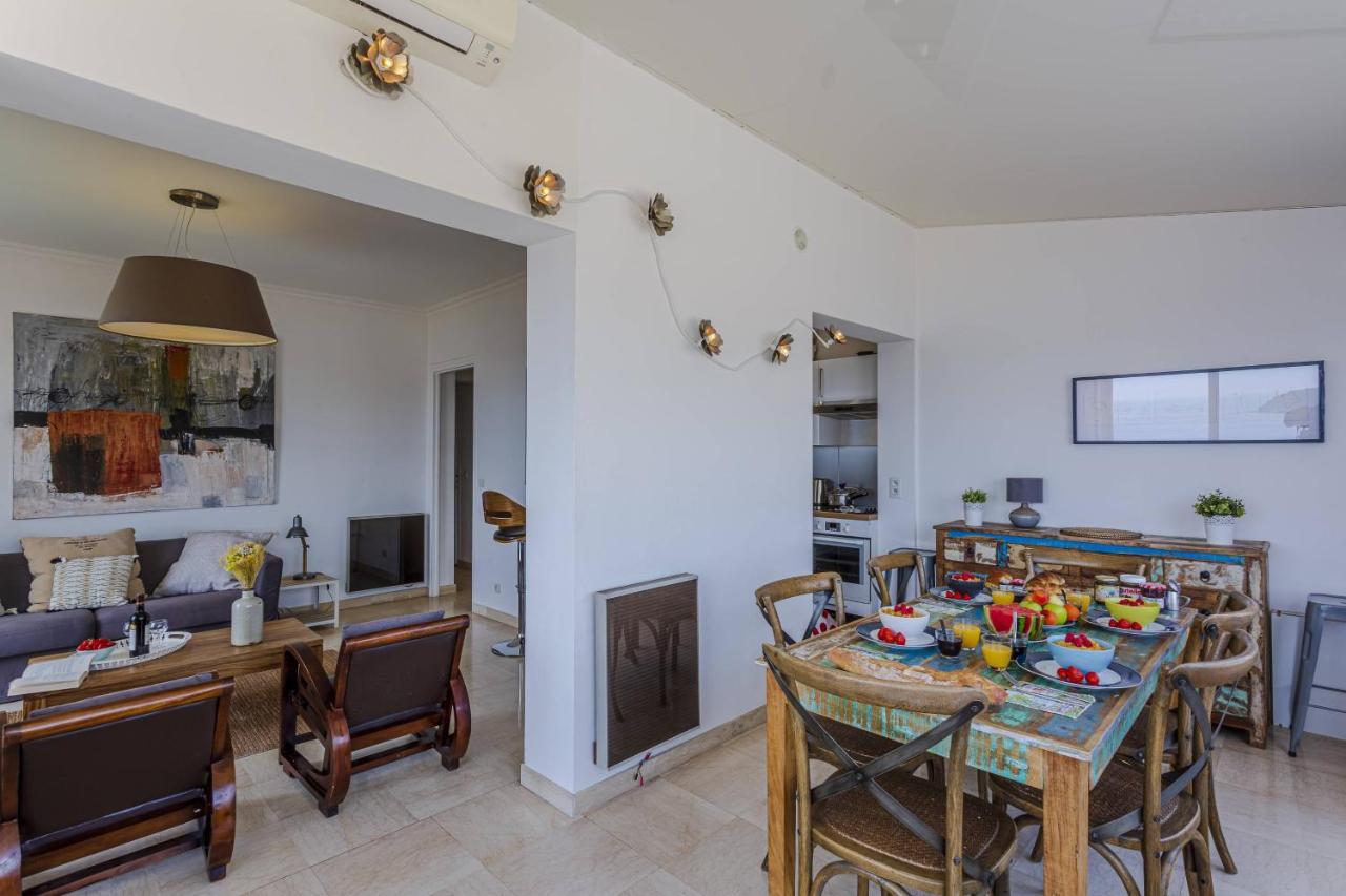 My Casa - Villefranche Cauvin - Panoramic Sea View Ac Екстериор снимка
